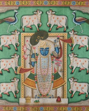 Shrinathji Cows - Pichwai Pichwai painting - Varta Shrimail - 10