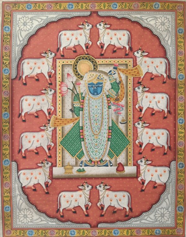 Shrinathji Cows - Pichwai painting - Varta Shrimail - 11
