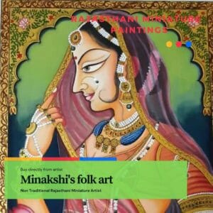 Rajasthani Painting Minakshi's folk art