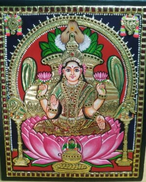 Kalasa Lakshmi - Tanjore painting - Vennila - 05
