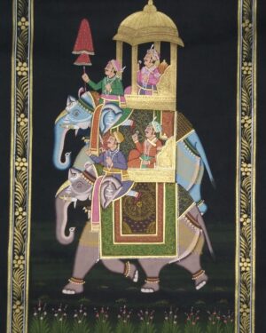 Rajasthani Traditional Royal Ambawadi - rajasthani painting - Dharmendrayati - 127