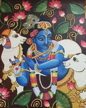 Krishna Canvas painting