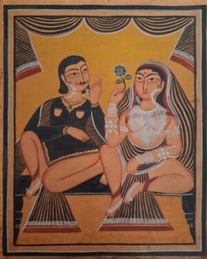 Kalighat painting - Momena Chitrakar - 14