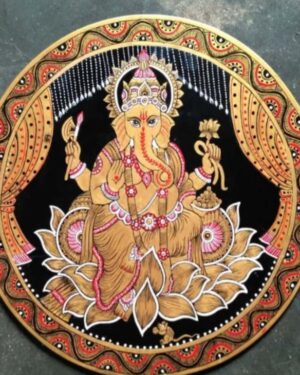 Lord Ganesha Tikuli Art Simpi Kumari 03