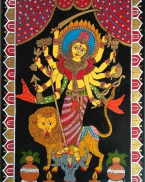 Maa Sherawali Tikuli Painting Soni Kumari 04