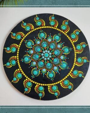 Hues of Blue - Dot Mandala Art - Nisha - 37