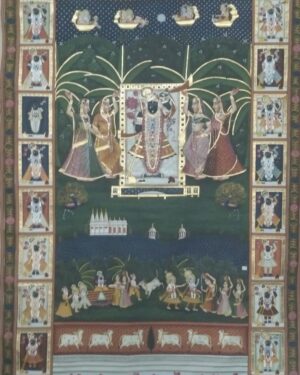 Srinathji - Pichwai painting - Dharmendrayati - 129