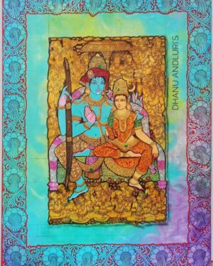 Seetha Sametha Rama - Kalamkari painting - Dhanu Andluri - 07