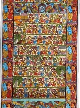 Kalighat painting - Momena Chitrakar - 35