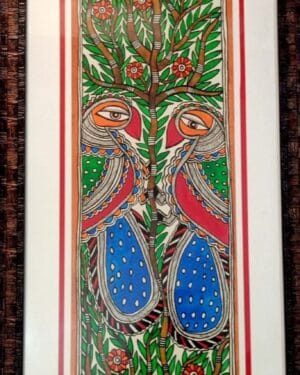 Birds - Madhubani painting - Archana Jha - 04