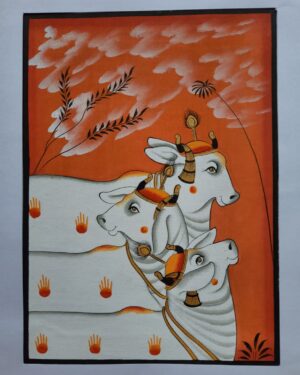 Cows - Pichwai paintings - Abishek Joshi - 11