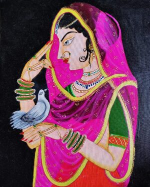 Rajasthani painting - Madhavi - 03