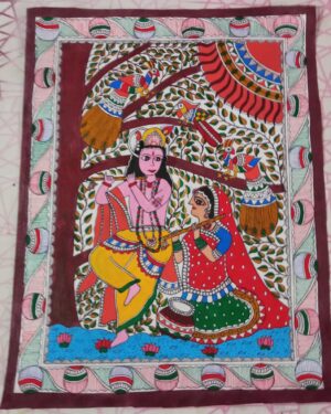 Radha Krishna - Madhubani - Antra - 39