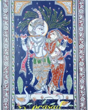 Giridhar Krishna - Pattachitra painting - Siba Mohanty - 06