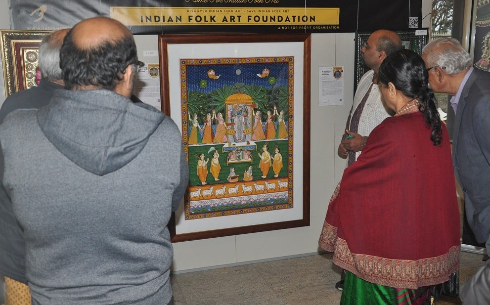 Pichwai Painting Indian Folk Art Foundation Australia