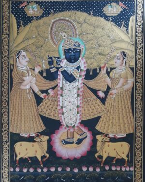 Srinath ji - Pichwai painting - Dharmendrayati - 14