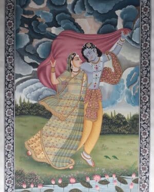 Radha Krishna - Pichwai painting - Dharmendrayati - 20