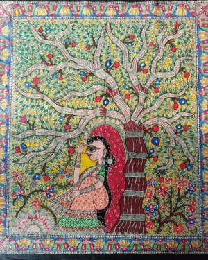 Sita Mata - Madhubani painting - Urmila Devi