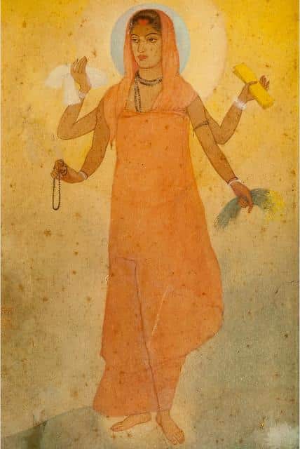 Bharat Mata - Indian Artist, Abanindranath Tagore