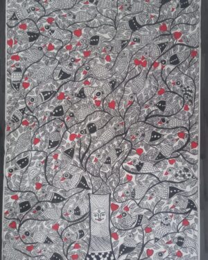 Tree of Life - Madhubani painting - Smriti Srivastava - 02