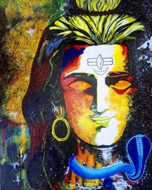 Lord Shiva - Indian Art - Simran Jha - 01