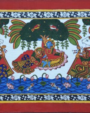 Radha Krishna - Phad painting - Abishek Joshi - 48