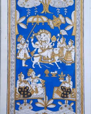 Lord Ganesha - Phad painting - Abishek Joshi - 49
