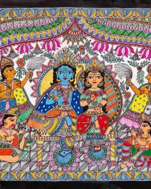 Madhubani painting - Uravashi Nirala - 01