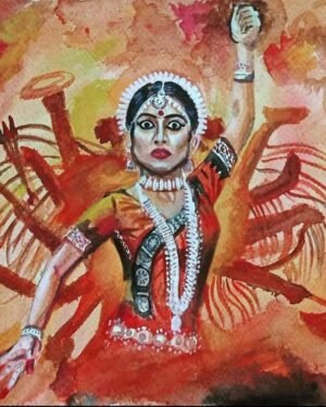 Mahishasuramardhini - Indian Art - Supriti - 02