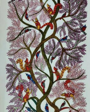 Tree of Life - Gond Painting - Raju - 10