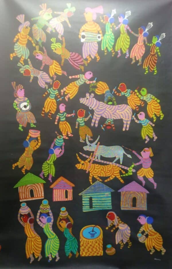 Gond Painting - Narmada Prasad - 02