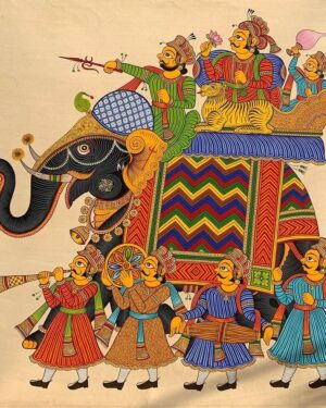 Raja ki Sawari - Phad Painting - Sourabh - 04