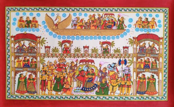 Ram Darbar - Phad Painting - Sourabh - 13