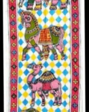 Colourful Animals - Kalamkari Painting - Vivardhibi - 12