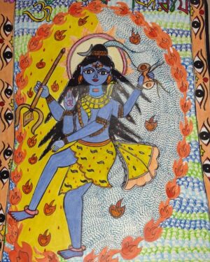 Lord Shiva - Madhubani painting - Anamika - 12