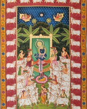 Shrinathji Gopashtami - Pichwai painting - Varta Shrimail - 50