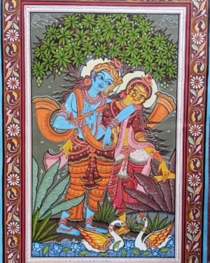 Radha Krishna - Pattachitra paintings - Susant Maharana - 40