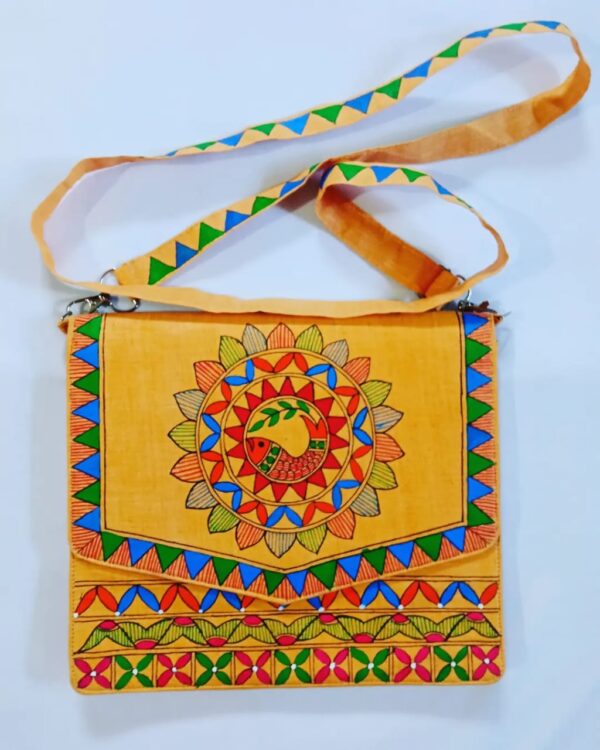 Sling Bag - Madhubani painting - 02