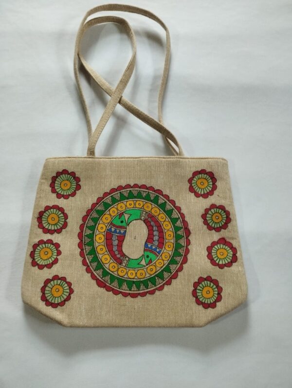 Jhola Bag - Madhubani painting - 02