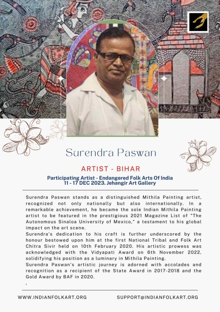 Surendra Paswan Jehangir Art Gallery Dec23