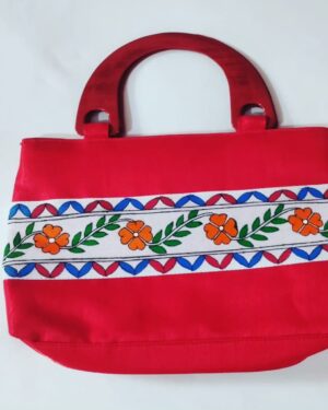 Handle bag - Madhubani painting - 04
