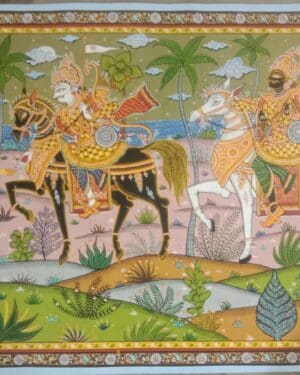 Kanchi Aabhijan - Pattachitra painting - Somnath Nayak - 18