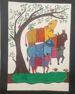 Gond Painting - SHanthi - 03