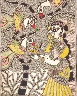 Madhubani painting - Avdhesh Kumar - 22