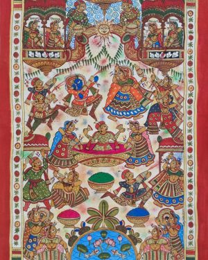Radha Krishna - Phad paintings - Abishek Joshi - 102
