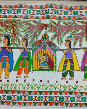 Doli Kahar - Madhubani painting - rupam - 03
