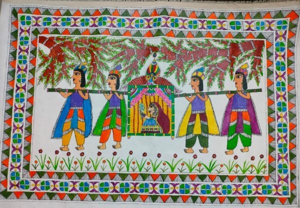 Doli Kahar - Madhubani painting - rupam - 03