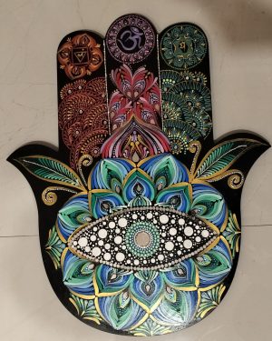 Hamsa hand - Mandala - 04 - Kavita