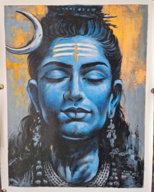 shiva, parvati, hindu, deity, spiritual, trident, vibrant, colorful, mythology, culture