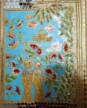 God's Care from The Bible (Matthew Chapter 10:29-31) - Lippan Art (1.5ft x 1.3ft)